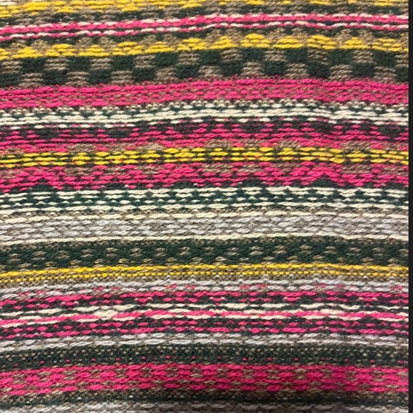 Zara wool blend rustic multicolored whimsical jacquard V-neck sweater vest NWT - Picture 4 of 9